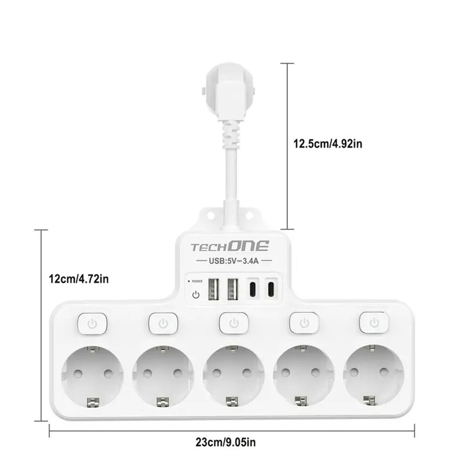 Prelungitor Scurt Techone PowerHub 9X Prelungitor Scurt Techone PowerHub 9X